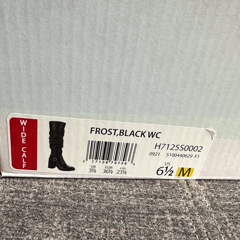 NWT Soul Naturalizer Black Buckle Knee High Leather Boots - Picture 4 of 6